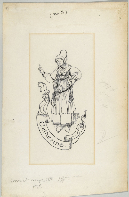 Illustration for Hans Hecklemann's Luck; Catherine