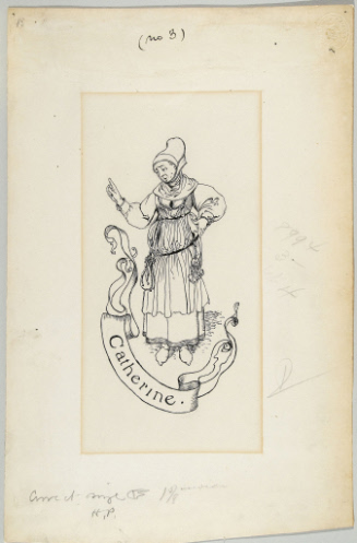 Illustration for Hans Hecklemann's Luck; Catherine