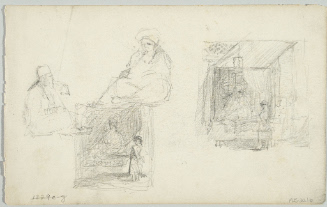 Sketches for Kitty and the Turkish Merchant