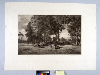 "Landscape with Cattle" by Constant Troyon