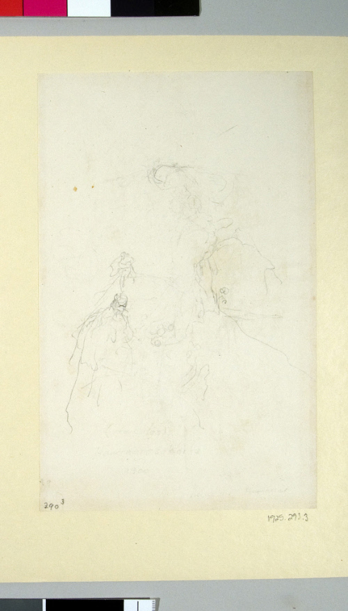 Sketch for Complete Writings of Nathaniel Hawthorne; "Who are you?" thundered the giant