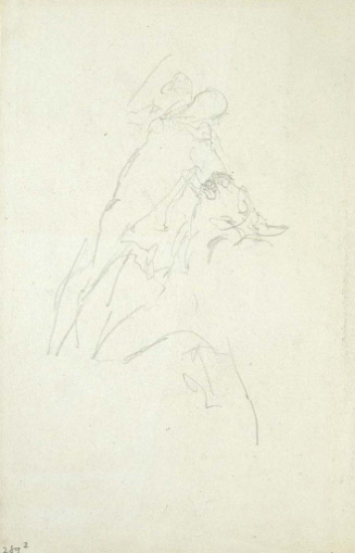 Sketch for Complete Writings of Nathaniel Hawthorne; Theseus caught the monster off his guard