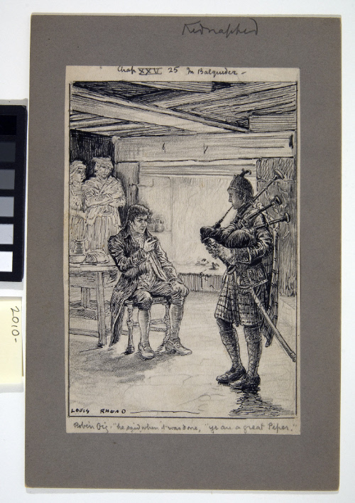 "Robin Oig," he said when I was done, "Ye are a great piper."