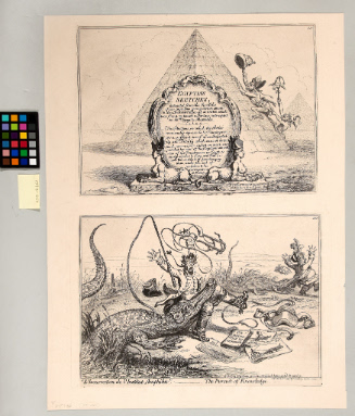 [top] Egyptian Sketches; [bottom]  L'Insurrection de l'Instut Amphibie