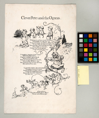 Alternate version of "Clever Peter and the Ogress" / With hands and faces nicely washed