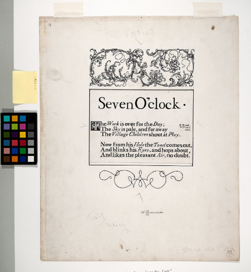 Seven O'Clock, from "Wonder Clock"