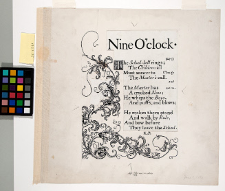 Nine O'Clock, from "Wonder Clock"
