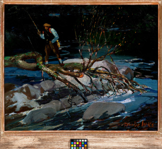 Trout Fishing, "The Screecher," Lake Rossignol, Nova Scotia