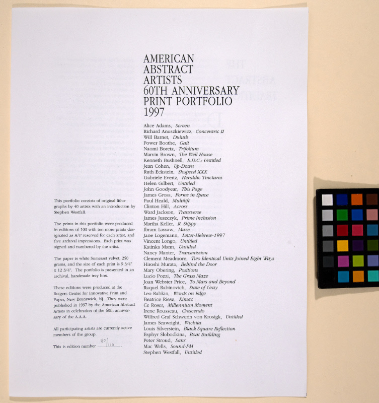 Twenty American Artists (Partial Portfolio) - Capsule Auctions