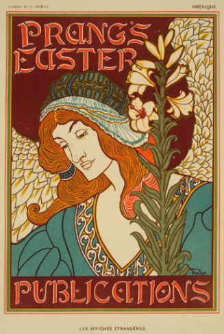 Advertising poster for Prang's Easter Publications