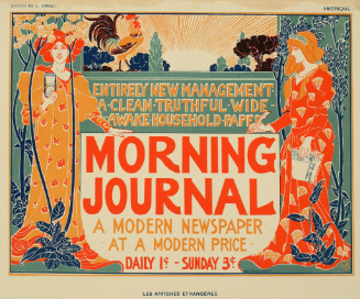 Advertising poster for Morning Journal / A Modern Newspaper at a Modern Price