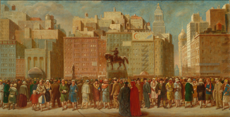 Dante and Virgil in Union Square – Works – Delaware Art Museum