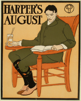 Harper's August "Man with Iced Tea"