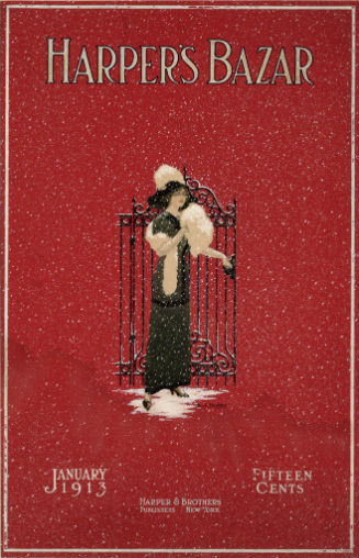 Cover of Harper's Bazar, January 1913