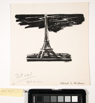 Mata Hari (Eiffel Tower under black cloud)