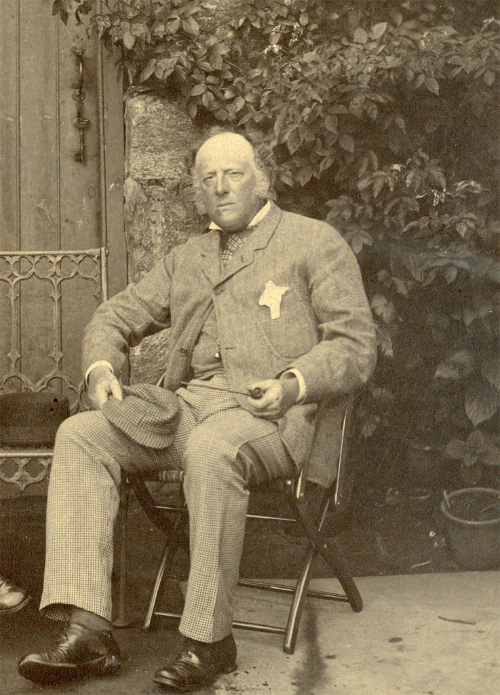 Photo of J.E. Millais and John Bright (detail), 1880 Samuel and Mary R. Bancroft, Jr. Manuscrip…