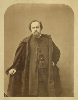 Dante Gabriel Rossetti, 1863 by W. & D. Downey. Samuel and Mary R. Bancroft, Jr. Manuscript Col…