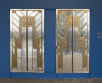 Art Deco Elevator Door Panels