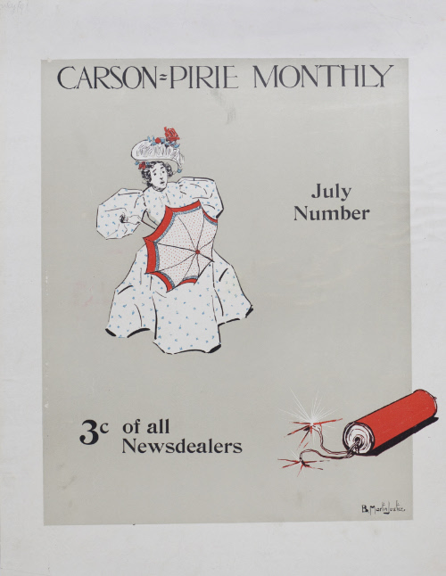 Carson-Pirie Monthly / July Number / 3¢ of All Newsdealers, July 1891