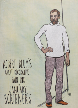 Robert Blum's Great Decorative Painting in January Scribner's