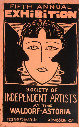 Poster for the Fifth Annual Exhibition of the Society of Independent Artists