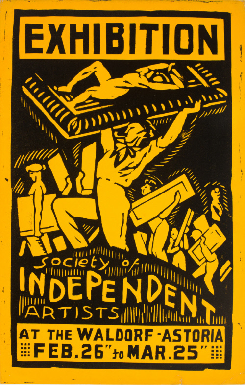 Poster for the Fifth Annual Exhibition of the Society of Independent Artists