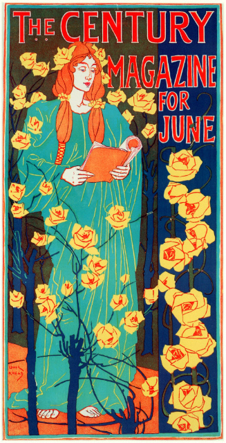 Advertising poster for The Century Magazine, June 1896