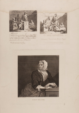 Sarah Malcolm, subscription ticket for Harlot's Progress, and receipt for Pharoah's Daughter