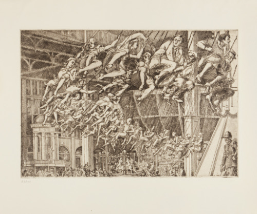 © Estate of Reginald Marsh / Art Students League, New York / Artists Rights Society (ARS), New …