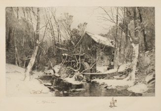 The Shellpot Mill on Shellpot Creek Near Wilmington, Delaware