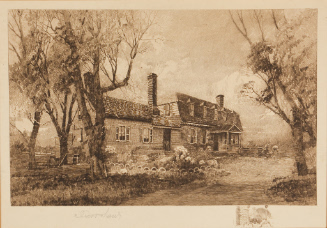 The Moore House, Yorktown, Virginia. In This House the Articles of Capitulation Were Written and Signed