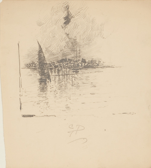 Untitled; Harbor Scene