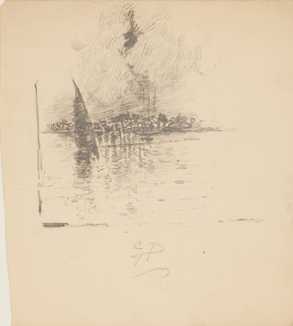 Untitled; Harbor Scene