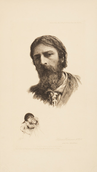 Hubert Herkomer ARA and His Children