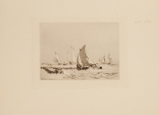 Boats at Sea in a Breeze