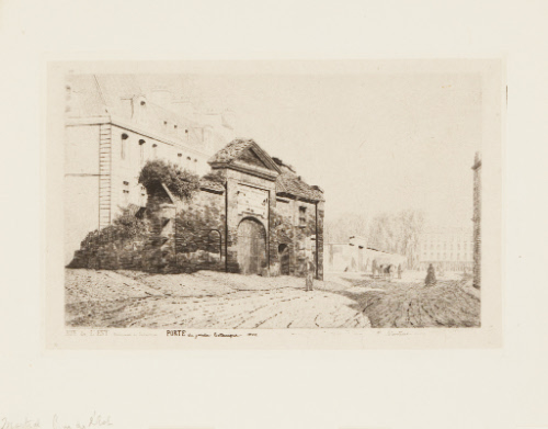 Rue de l'Est: Porte du Jardin Botanique