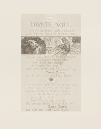 Tryste Noel / The Ox he openeth wide the doore