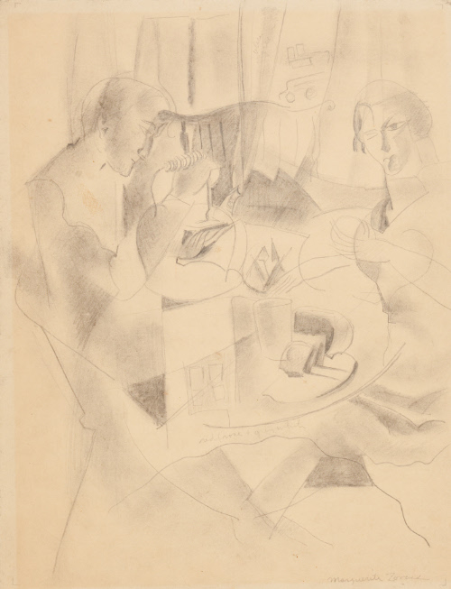 Figures at a Table