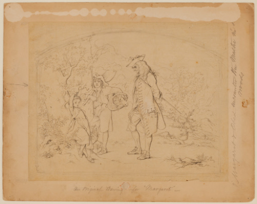 Margaret and Obed Encounter the Master in the Wood (Plate VII)