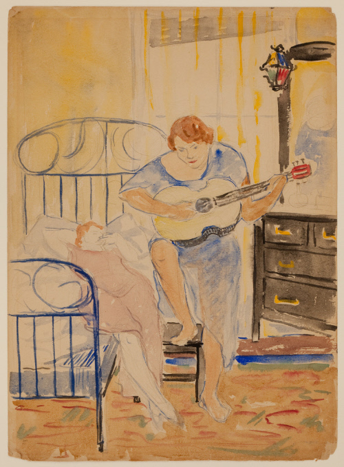 Girl with Mandolin