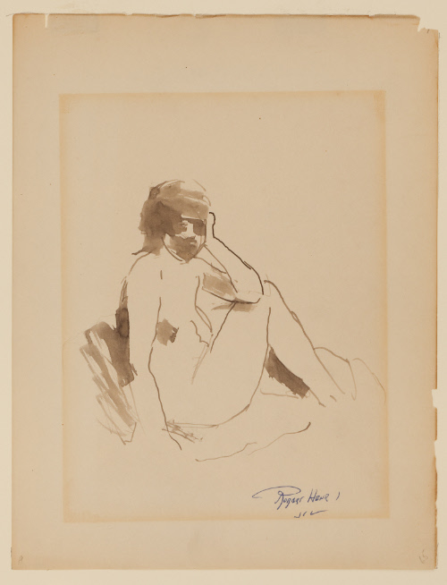 Seated Female Nude