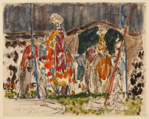 Study for "Parade of Elephants"