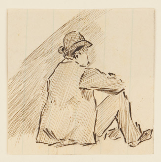 Seated man