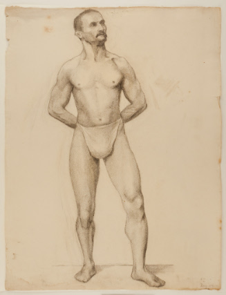 Standing male nude