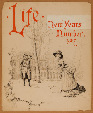 Cover of Life / New Year's Number, 1887