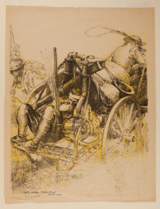 Soldier in a Cart, World War I