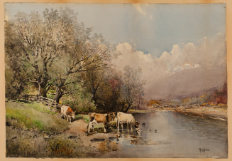 Landscape, Cows on the Shore of the Brandywine