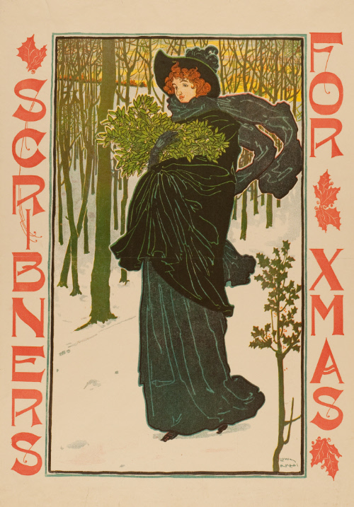 Advertising poster for Scribner's for Xmas