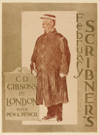 C. D. Gibson's 1st London with Pen & Pencil, Scribner's
