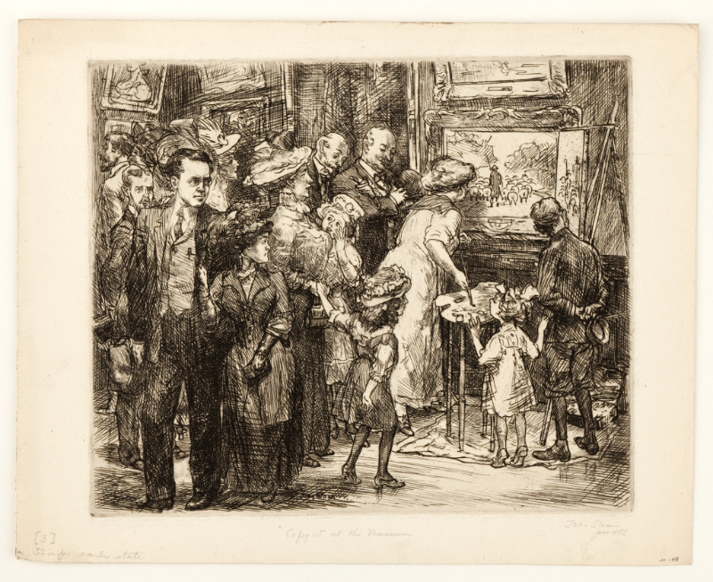 Copyist at the Metropolitan Museum, Third State – Works – Delaware Art ...
